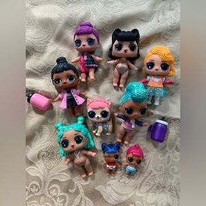 Mixed Lot of LOL Dolls, Babies, Pets & Accessories